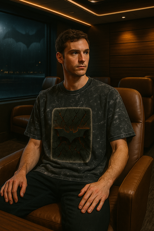 Men Acid Washed Oversized Tee