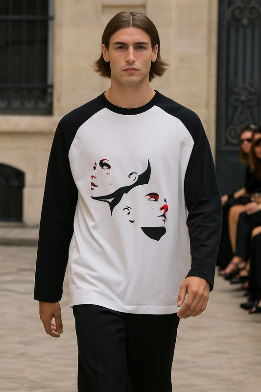 Men Raglan Full Sleeve T-Shirt