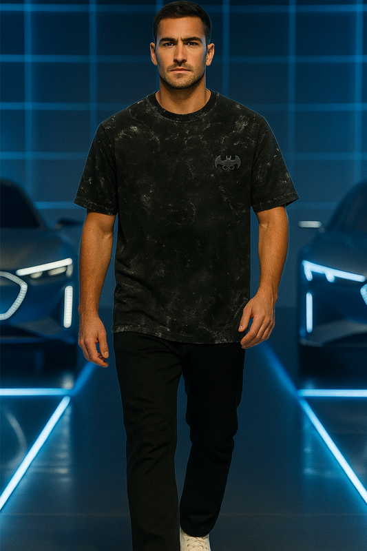 Men Acid Washed Oversized Tee