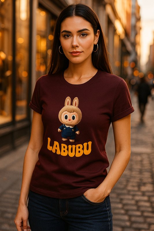 ALPHA HUE Women's Classic Labubu Character Tee