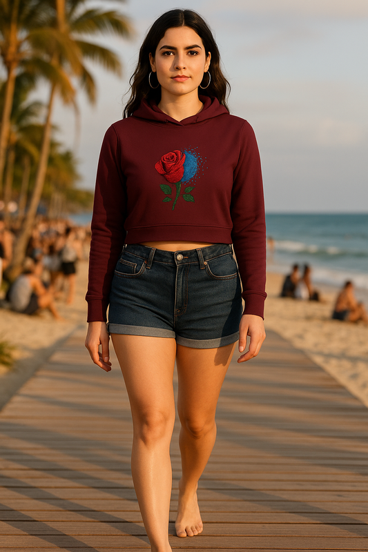 Women Cropped Hoodie