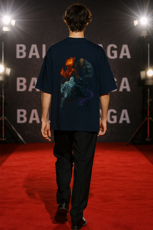 Men Terry Oversized Tee