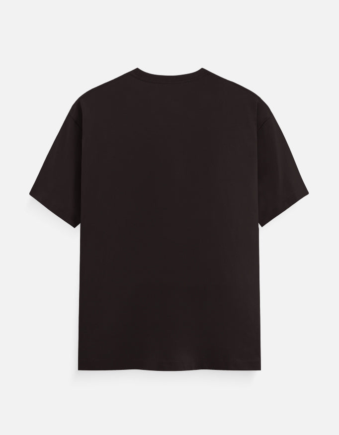 Alpha hue men's classic crew neck t-shirt in solid black with short sleeves and crew neckline