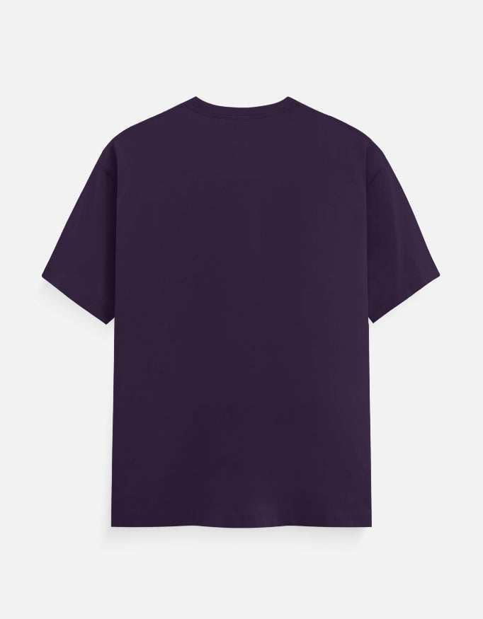 Alpha Hue men's classic crew neck t-shirt in dark purple with short sleeves and simple design