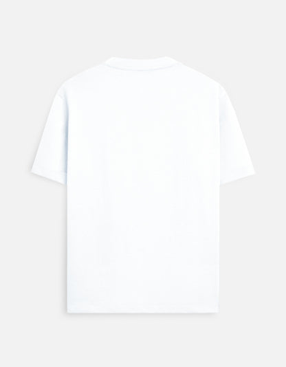Alpha Hue men's crew neck t-shirt in white with standard crew fit and short sleeves